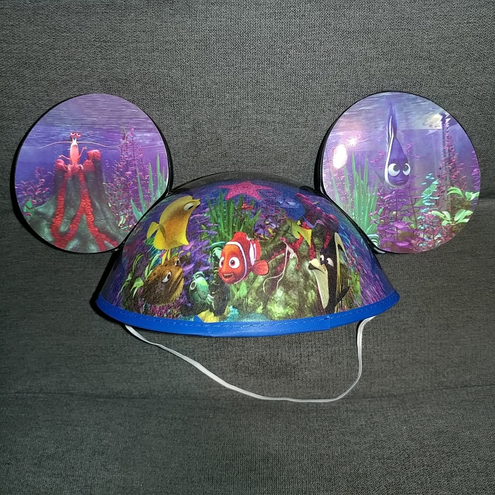 NWT Disney Parks Finding Nemo Mickey Mouse Ear Hat Adult Size